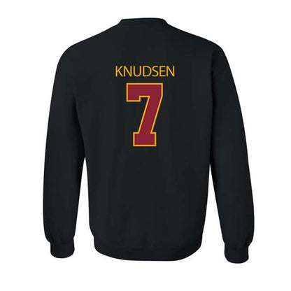 ULM - NCAA Football : Daniel Knudsen - Classic Shersey Crewneck Sweatshirt-1