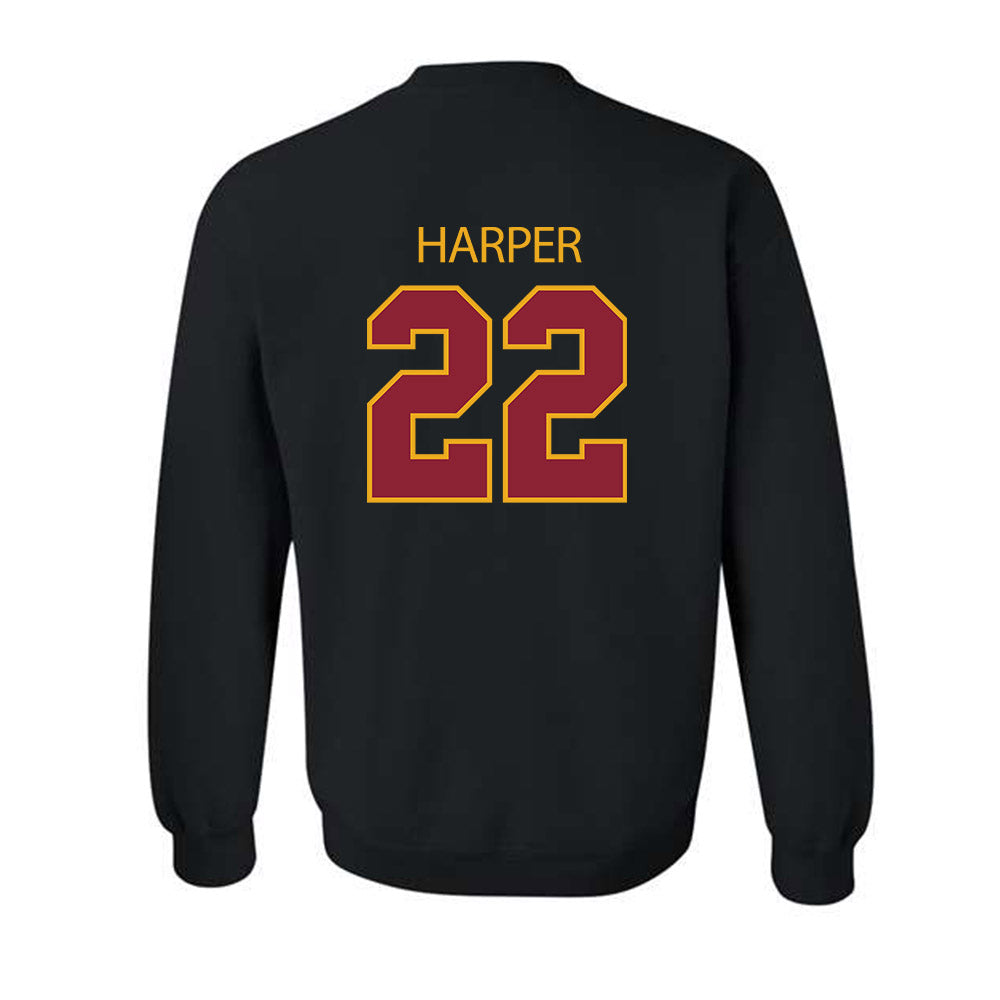 ULM - NCAA Football : Jay Harper - Classic Shersey Crewneck Sweatshirt-1
