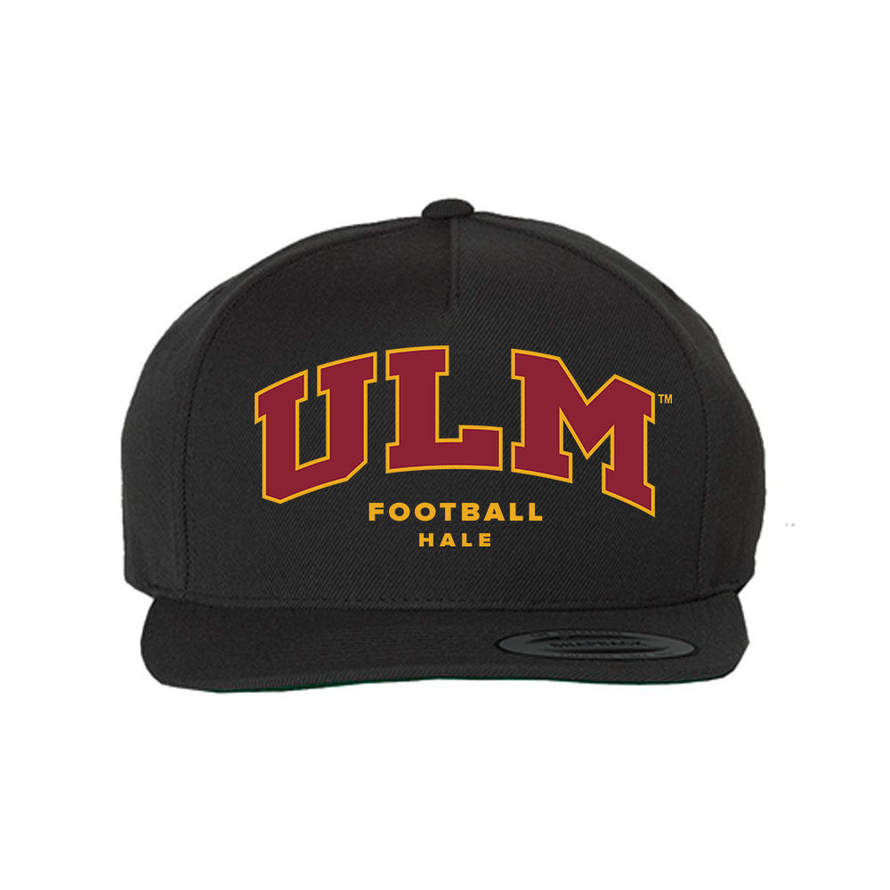 ULM - NCAA Football : Gunner Hale - Snapback Hat-0