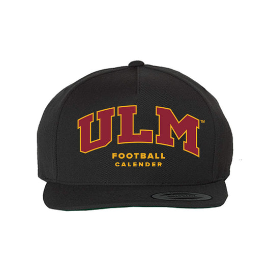 ULM - NCAA Football : Jaeden Calender - Snapback Hat-0