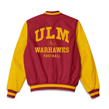 ULM - NCAA Football : Jaden Rowe - Bomber Jacket-1