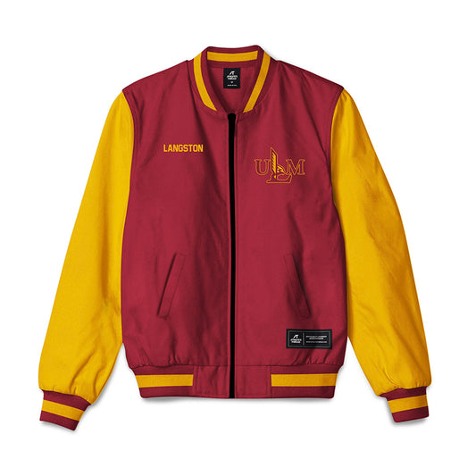 ULM - NCAA Football : Seidrion Langston - Bomber Jacket-0