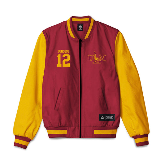 ULM - NCAA Football : Trevion Burgess - Bomber Jacket-0