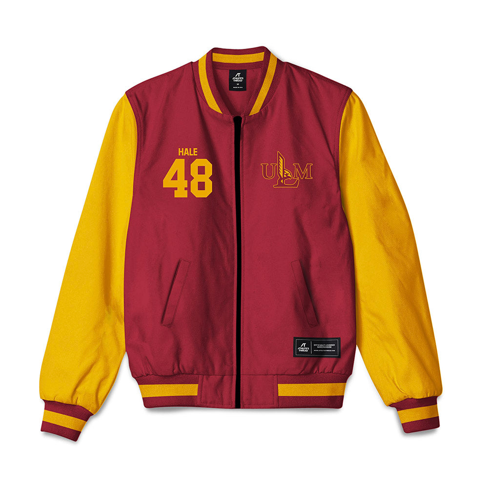 ULM - NCAA Football : Gunner Hale - Bomber Jacket-0