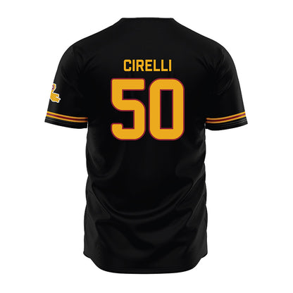 ULM - NCAA Baseball : Joey Cirelli - Black Jersey-1
