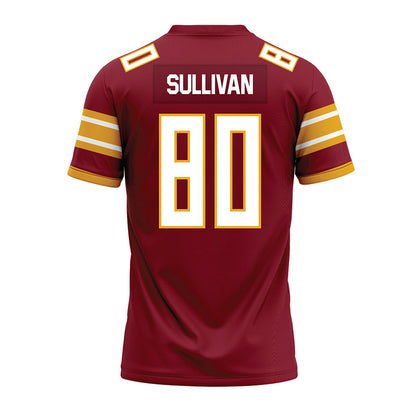 ULM - NCAA Football : Nate Sullivan - Maroon Premium Football Jersey-1