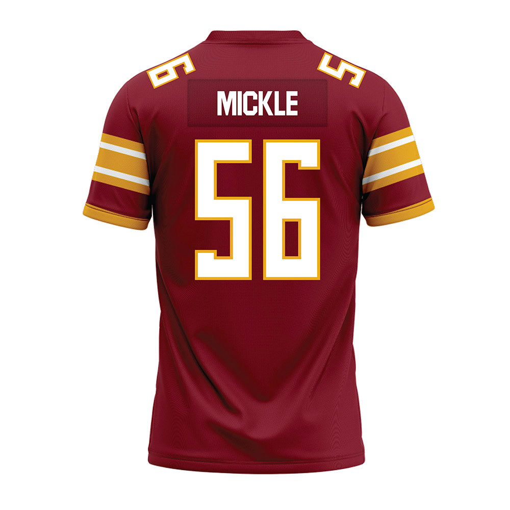 ULM - NCAA Football : Jay Mickle - Maroon Premium Football Jersey-1