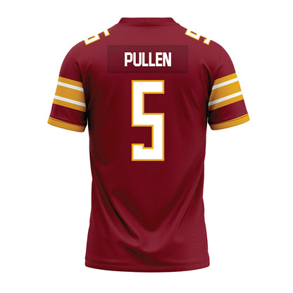 ULM - NCAA Football : Billy Pullen - Maroon Premium Football Jersey-1