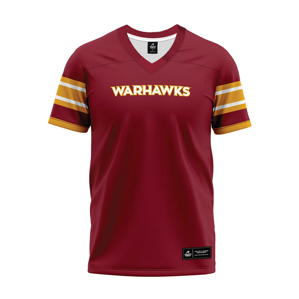 ULM - NCAA Football : Seidrion Langston - Maroon Premium Football Jersey-0