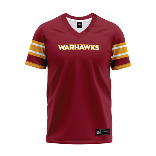 ULM - NCAA Football : Seidrion Langston - Maroon Premium Football Jersey-0