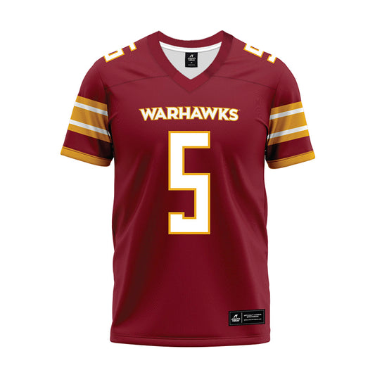 ULM - NCAA Football : Billy Pullen - Maroon Premium Football Jersey-0