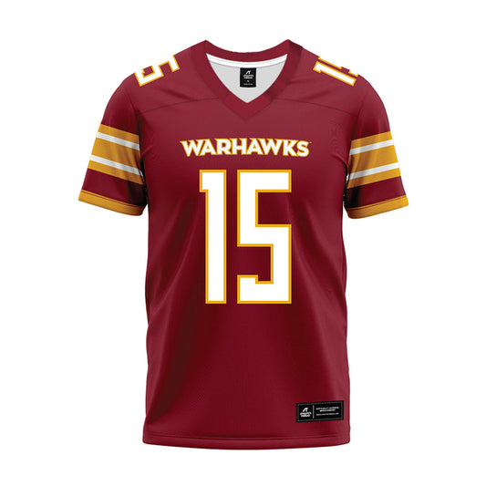 ULM - NCAA Football : Kristopher Robinson - Maroon Premium Football Jersey-0