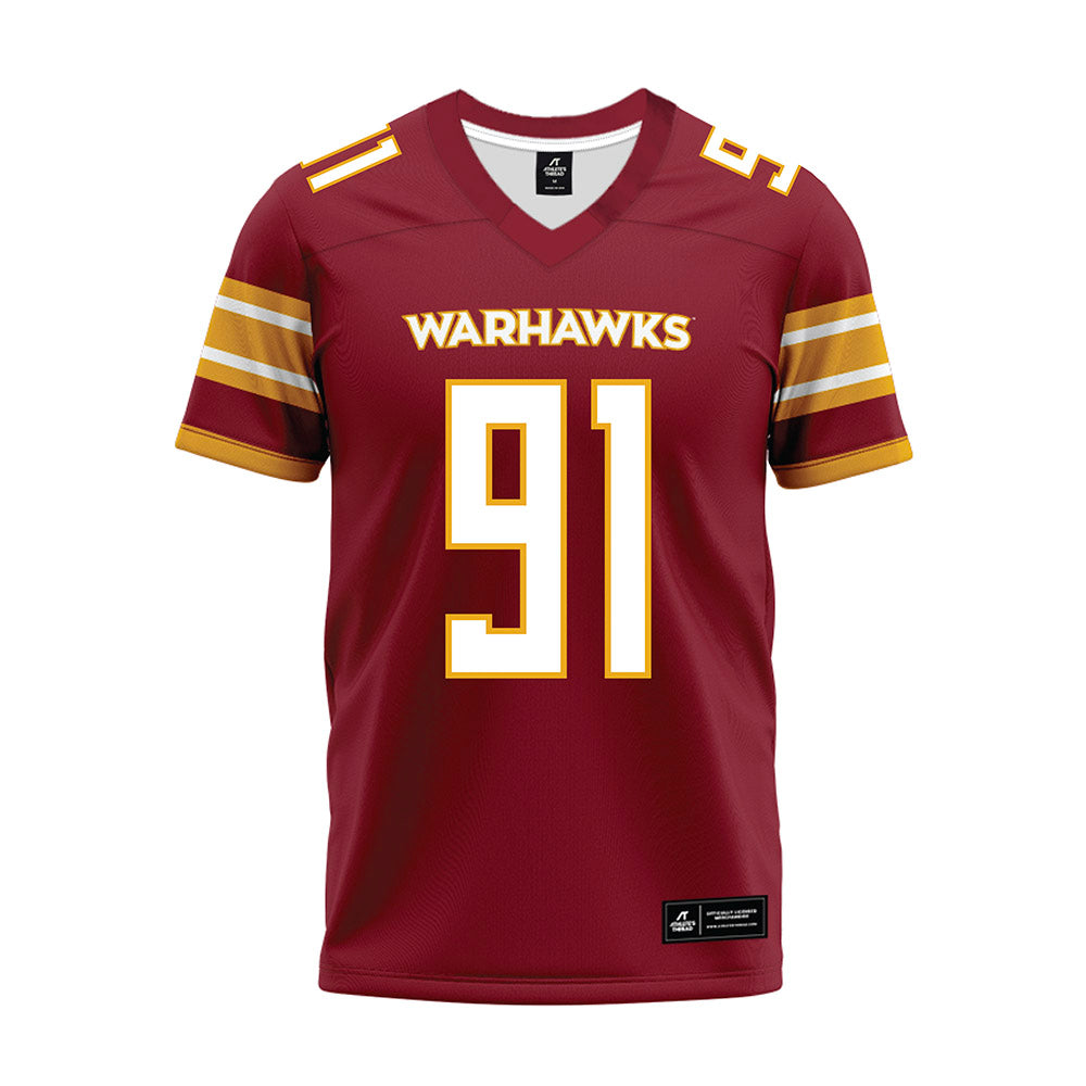 ULM - NCAA Football : Amarion Ware - Maroon Premium Football Jersey-0