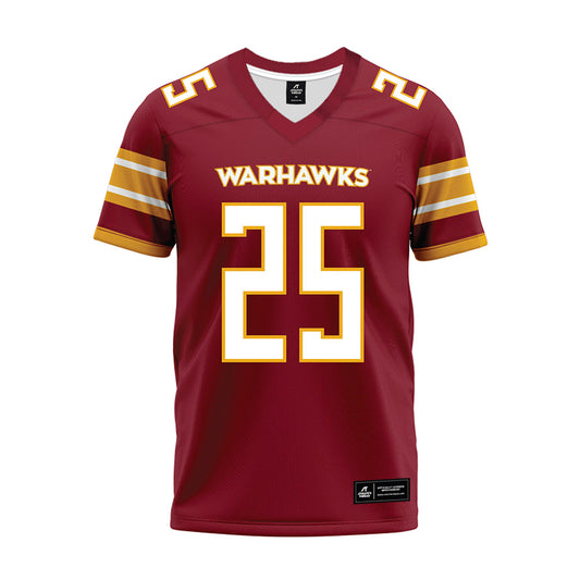 ULM - NCAA Football : Duke Benson - Maroon Premium Football Jersey-0