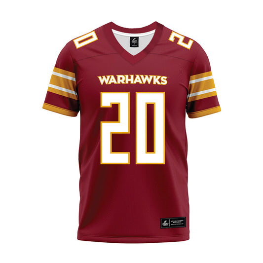 ULM - NCAA Football : Jyren Ester - Maroon Premium Football Jersey-0