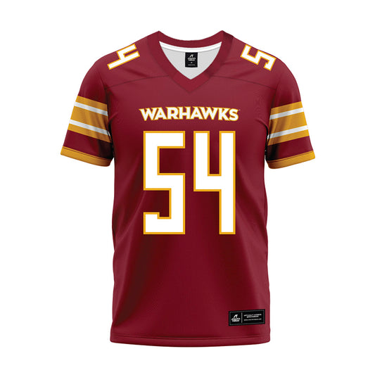 ULM - NCAA Football : Brett Drillette - Maroon Premium Football Jersey-0