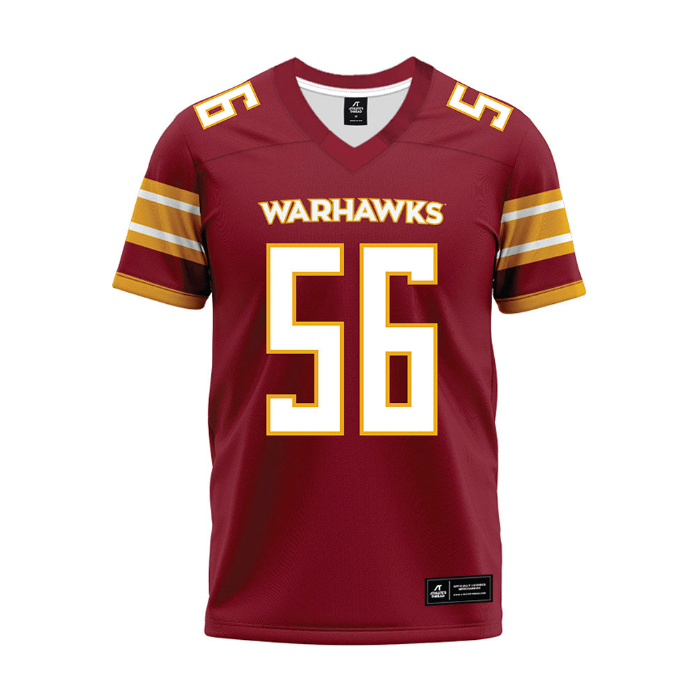 ULM - NCAA Football : Jay Mickle - Maroon Premium Football Jersey-0