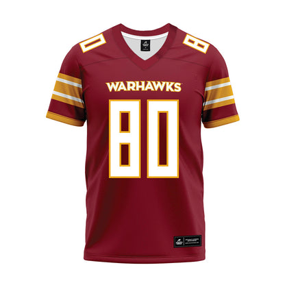 ULM - NCAA Football : Nate Sullivan - Maroon Premium Football Jersey-0