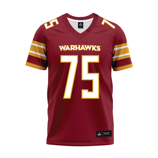 ULM - NCAA Football : Que McBroom - Maroon Premium Football Jersey-0