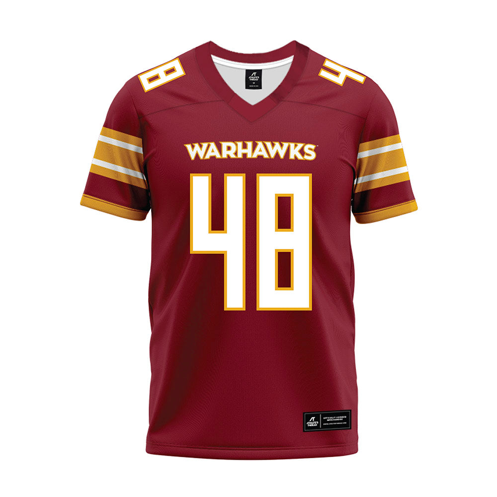 ULM - NCAA Football : Gunner Hale - Maroon Premium Football Jersey-0