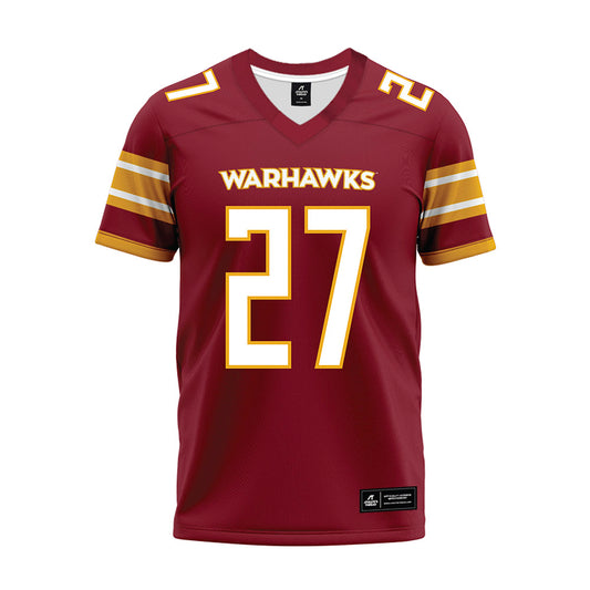 ULM - NCAA Football : Stephen Saywahn - Maroon Premium Football Jersey-0