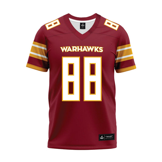 ULM - NCAA Football : Julian Nixon - Maroon Premium Football Jersey-0