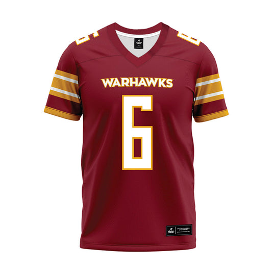 ULM - NCAA Football : Tyrese Hopkins - Maroon Premium Football Jersey-0
