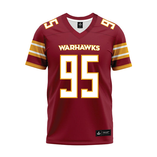 ULM - NCAA Football : Levontae Jacobs - Maroon Premium Football Jersey-0