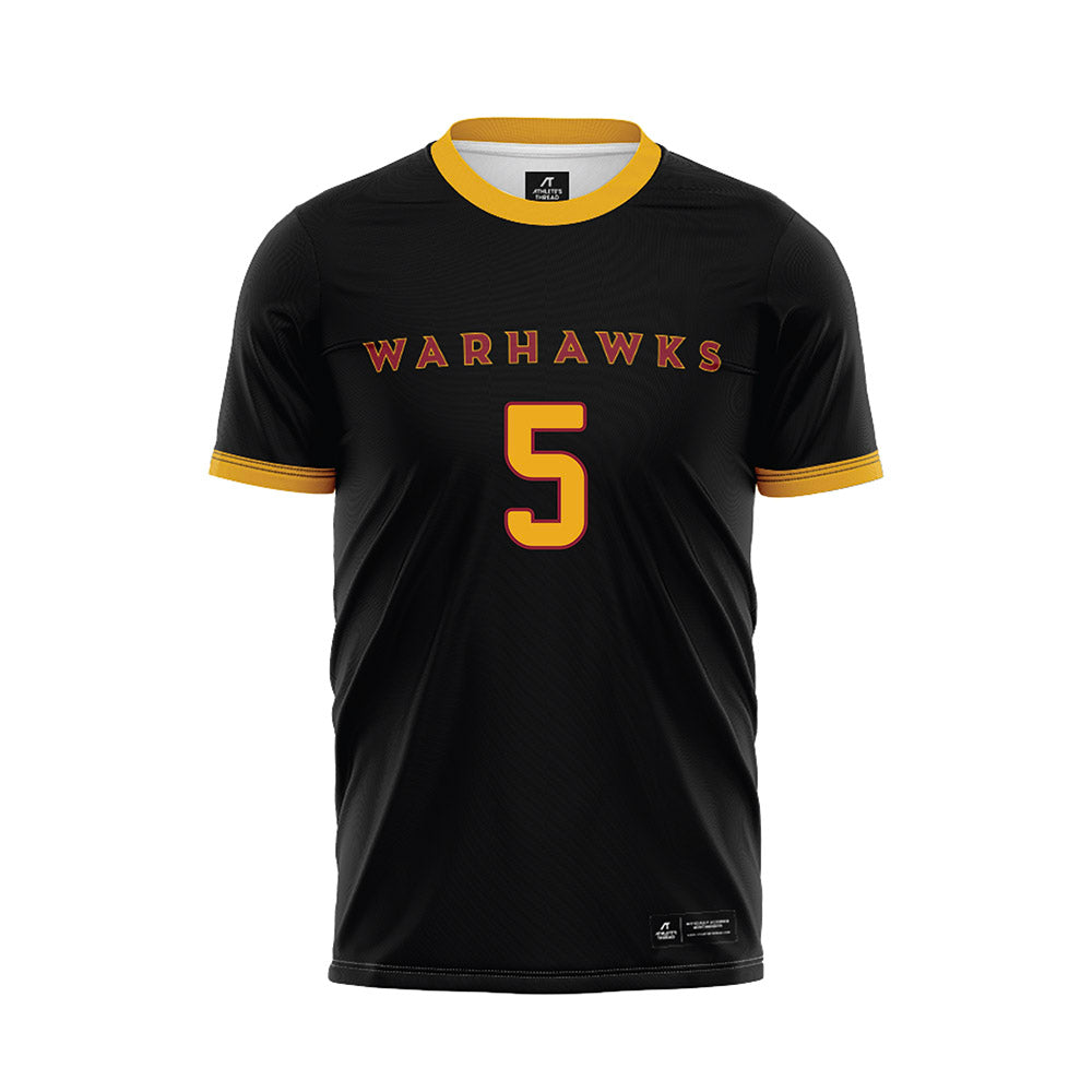 ULM - NCAA Women's Soccer : Beth Strutton - Black Soccer Jersey-0