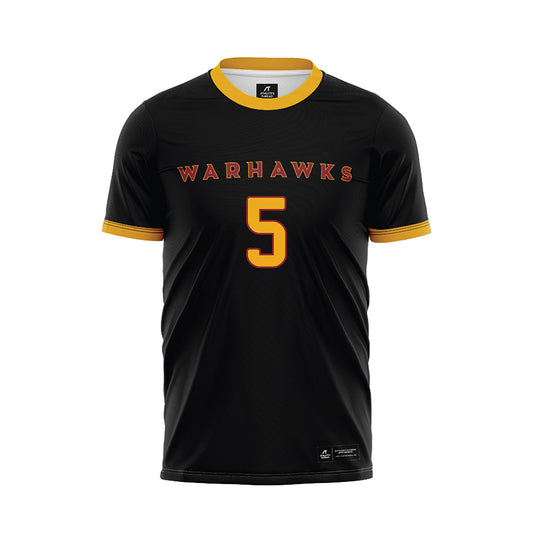 ULM - NCAA Women's Soccer : Beth Strutton - Black Soccer Jersey-0