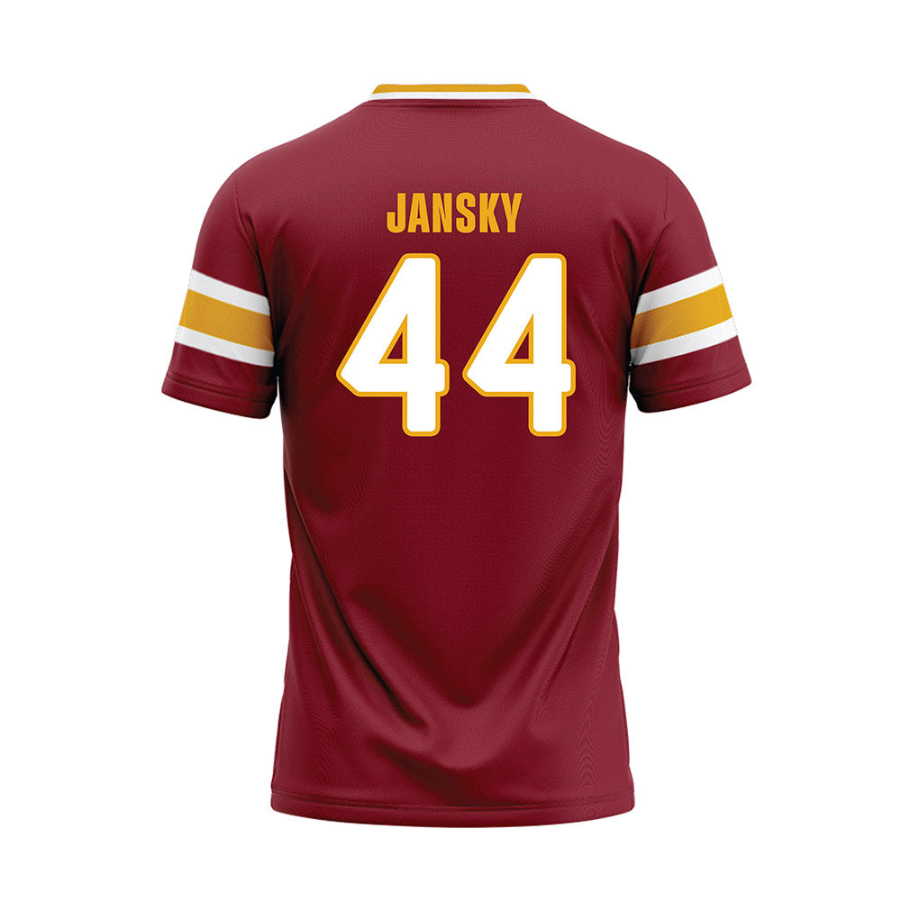 ULM - NCAA Softball : Carson Jansky - Maroon Baseball Jersey-1