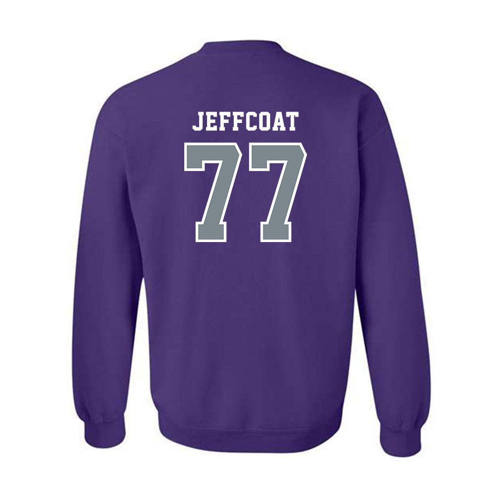 Central Arkansas - NCAA Football : Lane Jeffcoat - Classic Shersey Crewneck Sweatshirt-1