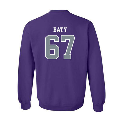 Central Arkansas - NCAA Football : Walker Baty - Classic Shersey Crewneck Sweatshirt-1