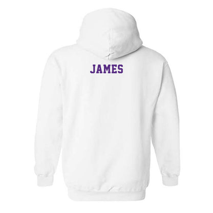 Central Arkansas - NCAA Women's Track & Field : Davin James - Classic Shersey Hooded Sweatshirt-1