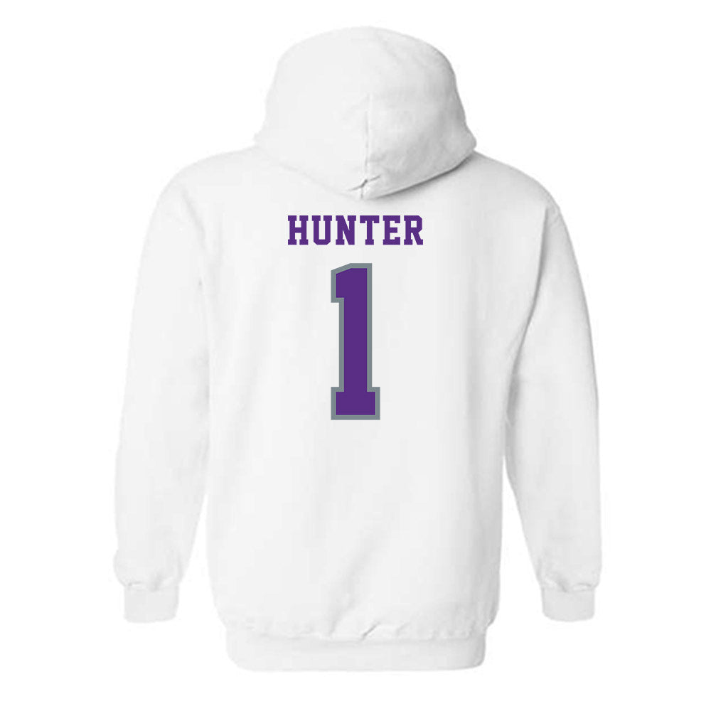 Central Arkansas - NCAA Men's Basketball : Camren Hunter - Classic Shersey Hooded Sweatshirt-1