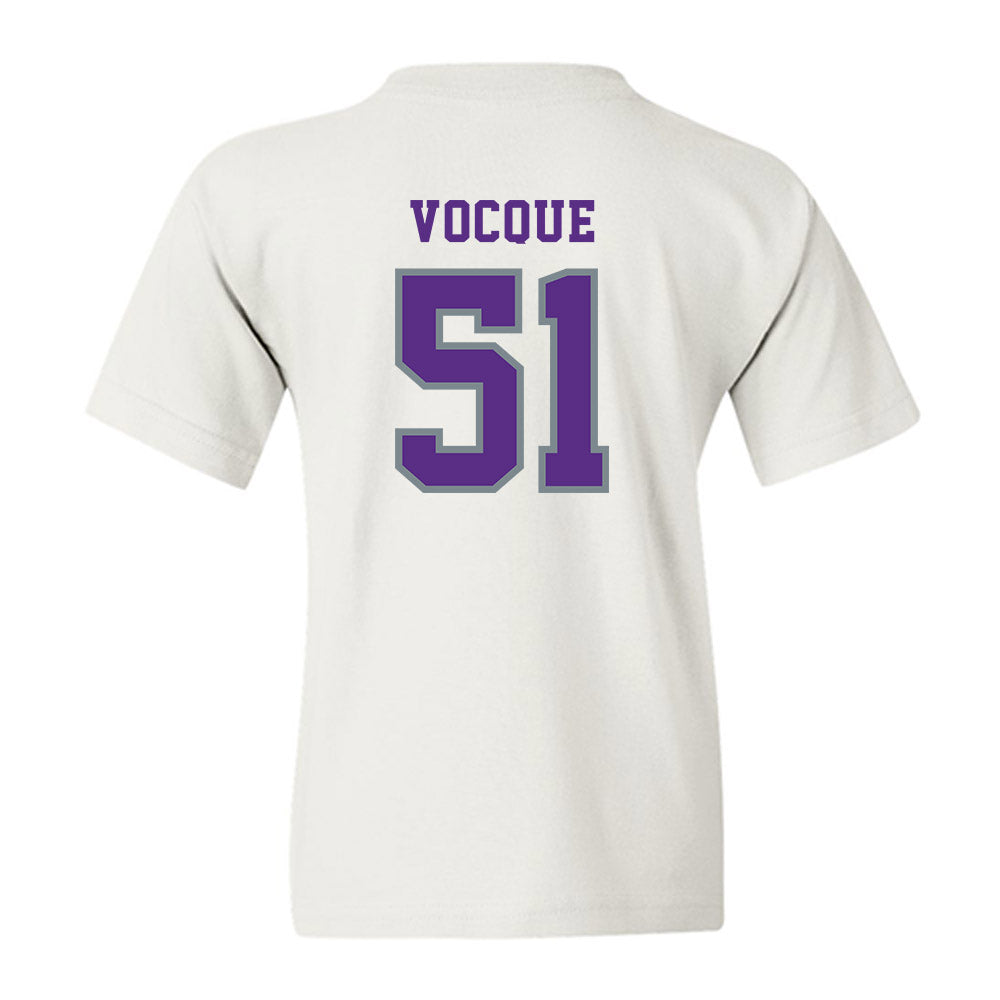 Central Arkansas - NCAA Football : Kyle Vocque - Classic Shersey Youth T-Shirt-1