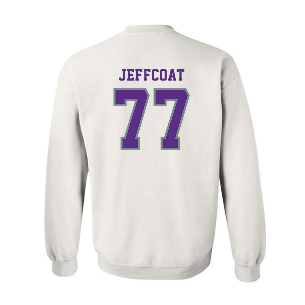 Central Arkansas - NCAA Football : Lane Jeffcoat - Classic Shersey Crewneck Sweatshirt-1