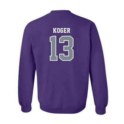 Central Arkansas - NCAA Football : Caleb Koger - Classic Shersey Crewneck Sweatshirt-1
