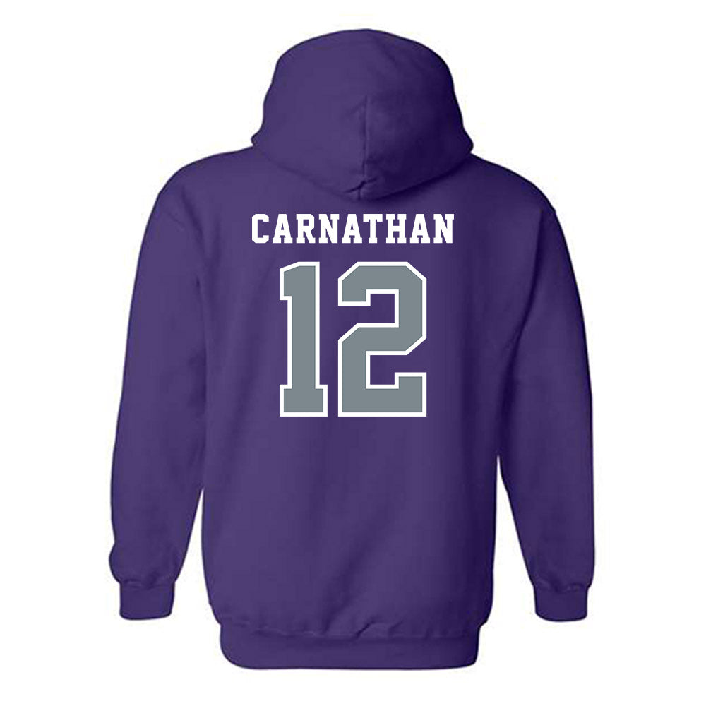 Central Arkansas - NCAA Women's Volleyball : Sarah Carnathan - Classic Shersey Hooded Sweatshirt-1