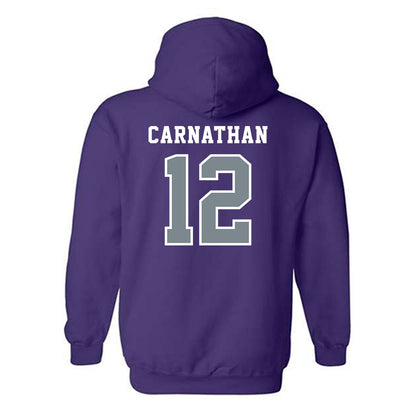 Central Arkansas - NCAA Women's Volleyball : Sarah Carnathan - Classic Shersey Hooded Sweatshirt-1