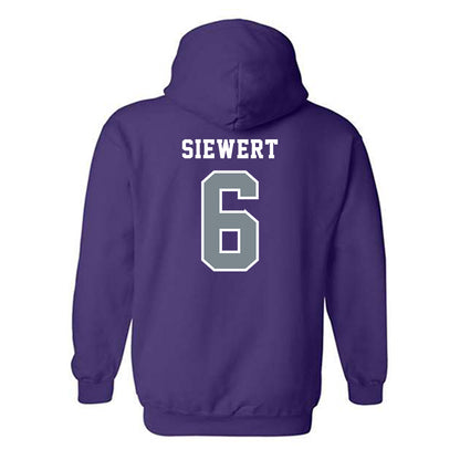 Central Arkansas - NCAA Beach Volleyball : Reegan Siewert - Classic Shersey Hooded Sweatshirt-1