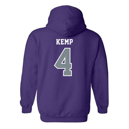 Central Arkansas - NCAA Women's Basketball : Cheyanne Kemp - Classic Shersey Hooded Sweatshirt-1