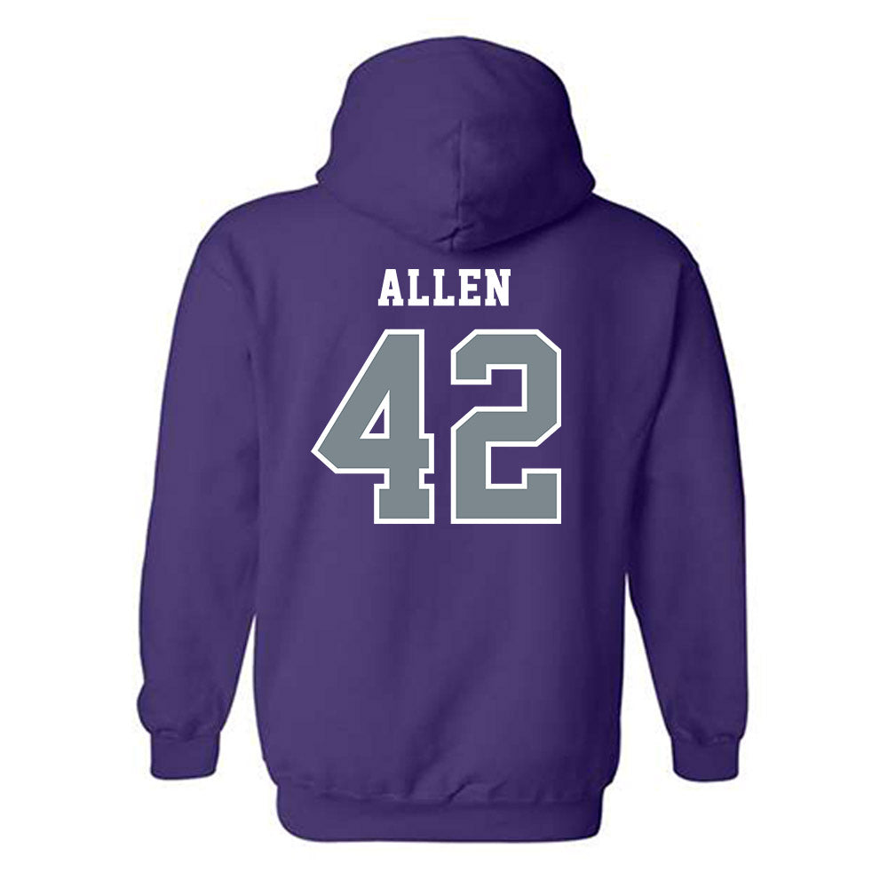 Central Arkansas - NCAA Baseball : Zeb Allen - Classic Shersey Hooded Sweatshirt-1