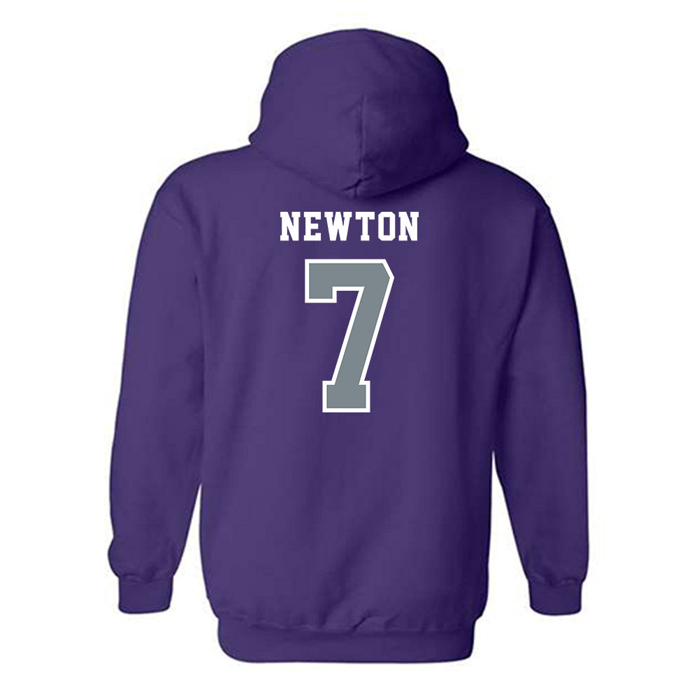 Central Arkansas - NCAA Men's Basketball : RJ Newton - Classic Shersey Hooded Sweatshirt-1