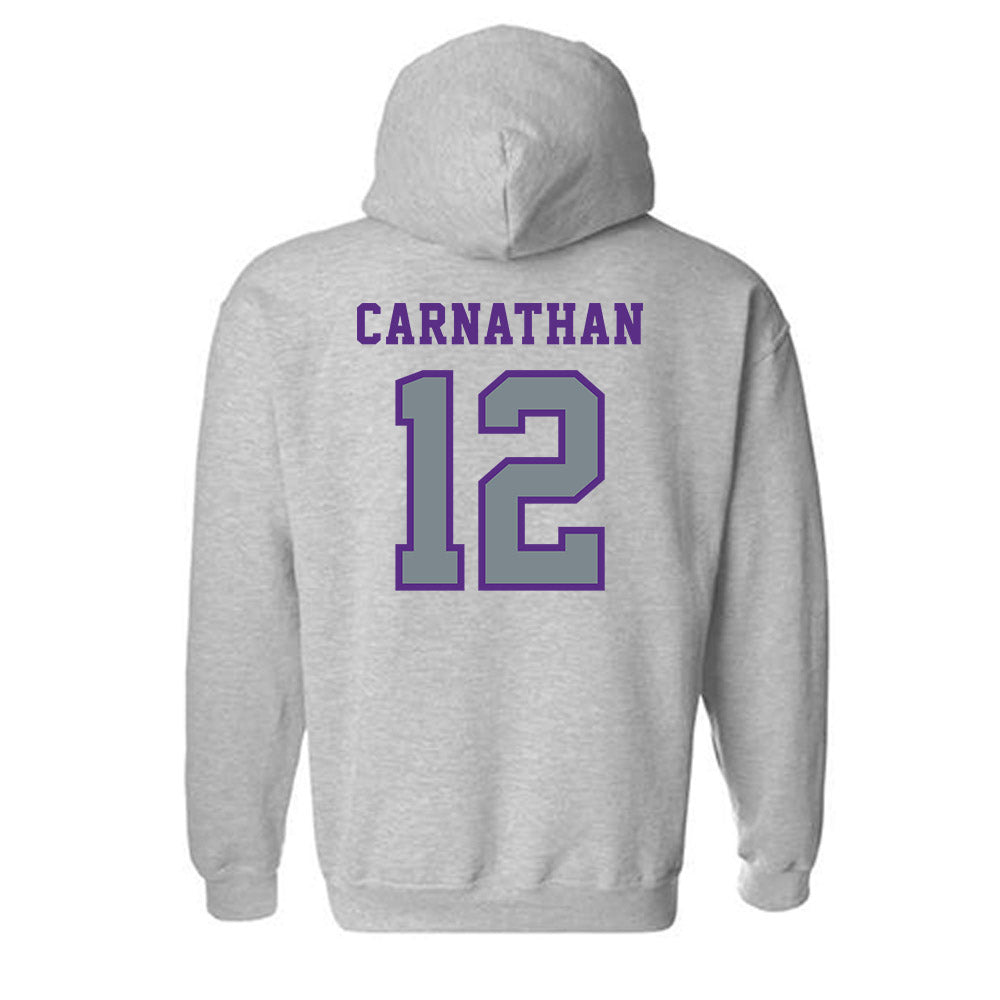 Central Arkansas - NCAA Women's Volleyball : Sarah Carnathan - Classic Shersey Hooded Sweatshirt-1