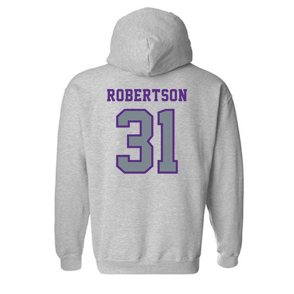 Central Arkansas - NCAA Softball : Emma Robertson - Classic Shersey Hooded Sweatshirt-1