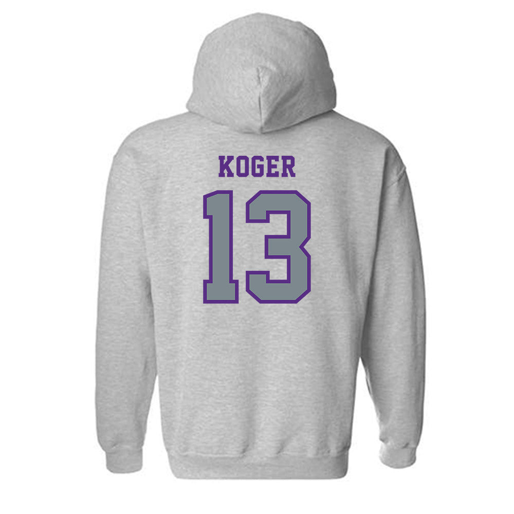 Central Arkansas - NCAA Football : Caleb Koger - Classic Shersey Hooded Sweatshirt-1