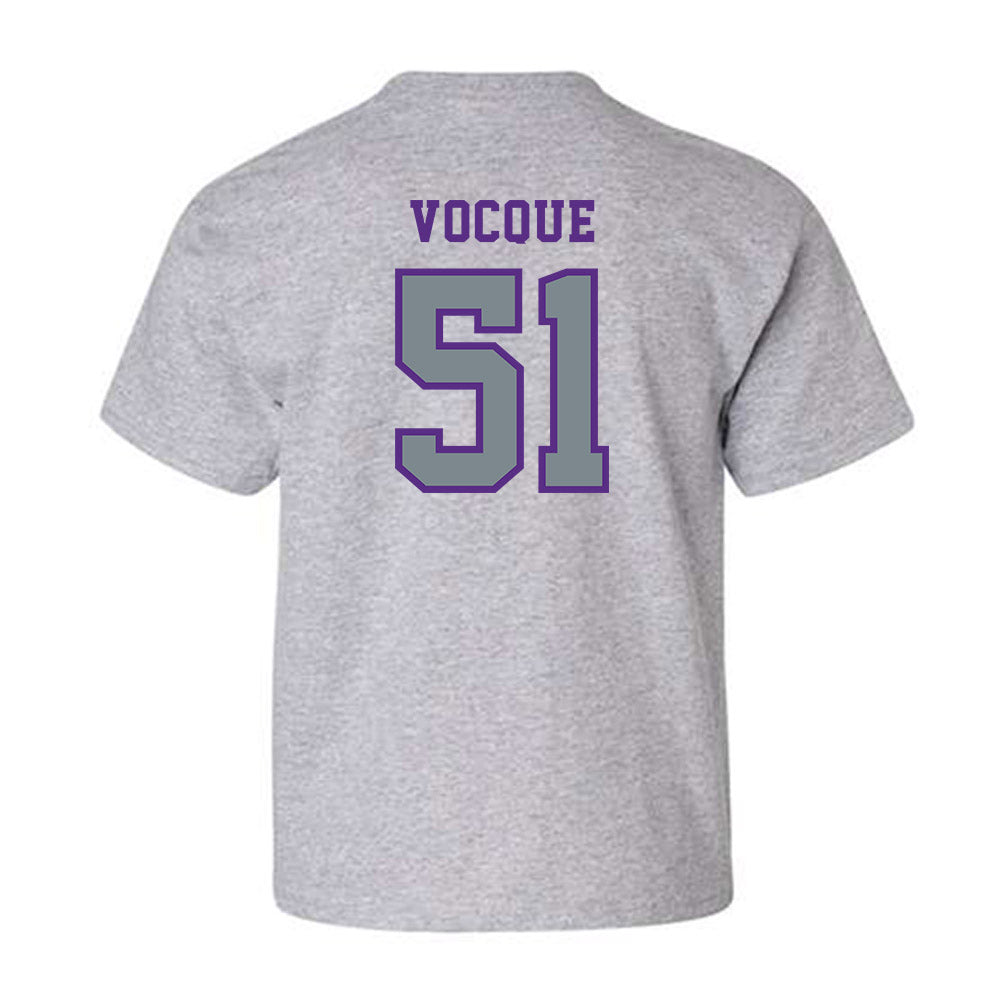 Central Arkansas - NCAA Football : Kyle Vocque - Classic Shersey Youth T-Shirt-1