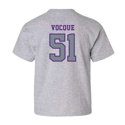 Central Arkansas - NCAA Football : Kyle Vocque - Classic Shersey Youth T-Shirt-1
