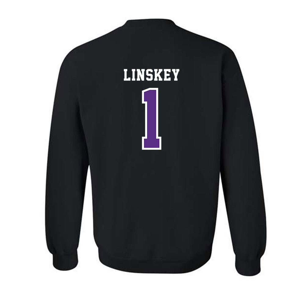 Central Arkansas - NCAA Beach Volleyball : Anna Linskey - Classic Shersey Crewneck Sweatshirt-1